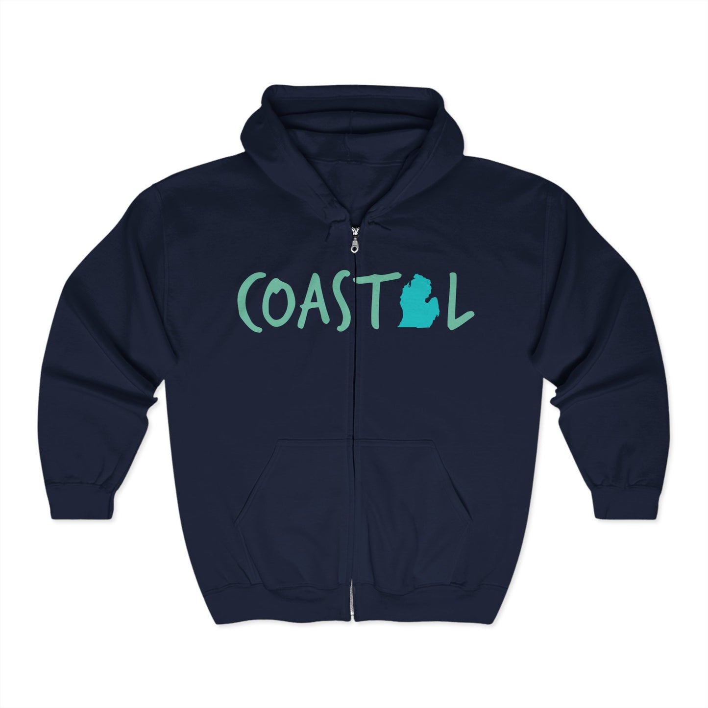 Coastal Michigan Unisex Heavy Blend™ Full Zip Hooded Sweatshirt