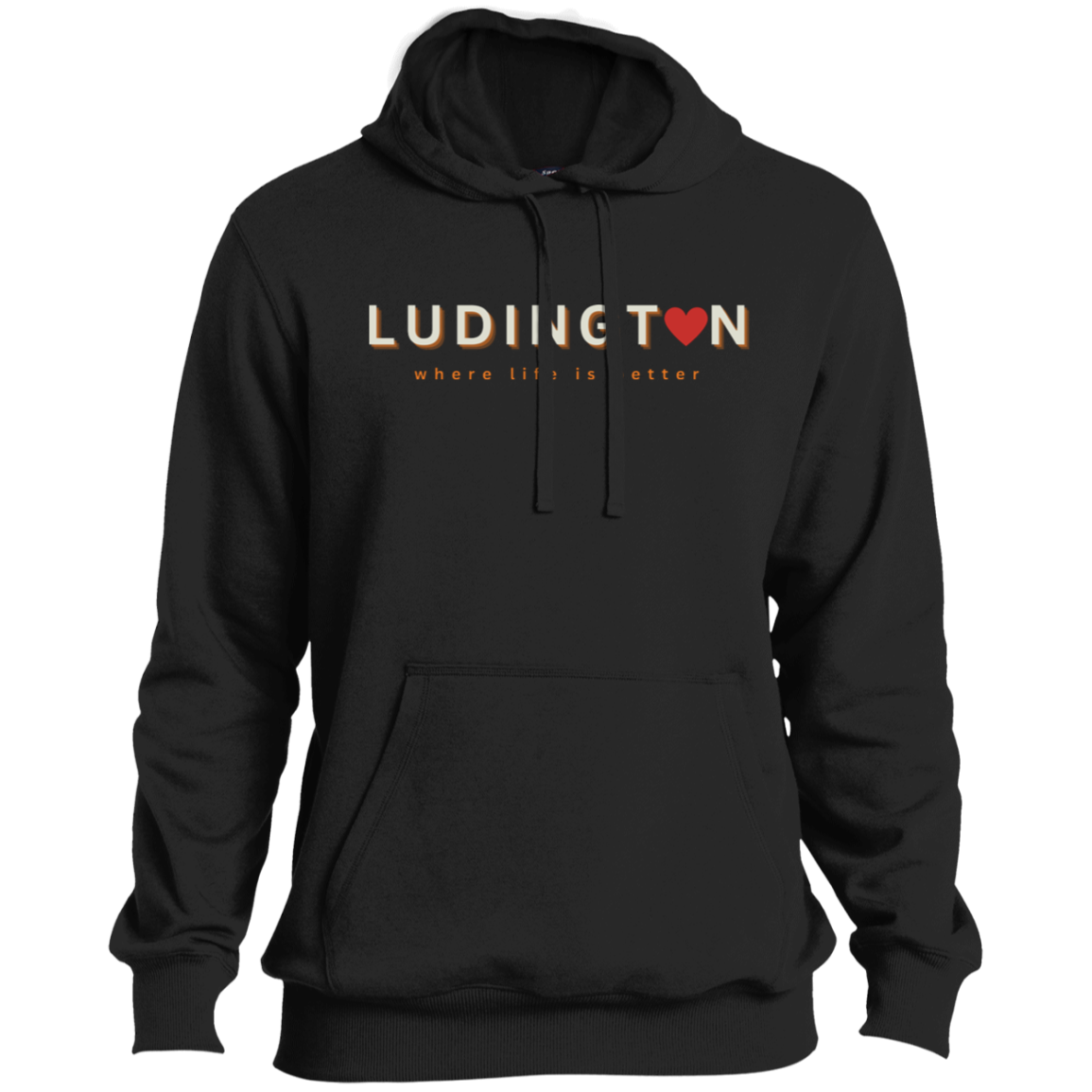 Ludington ~Where Life is Better Men's Beachcomber Hoodie