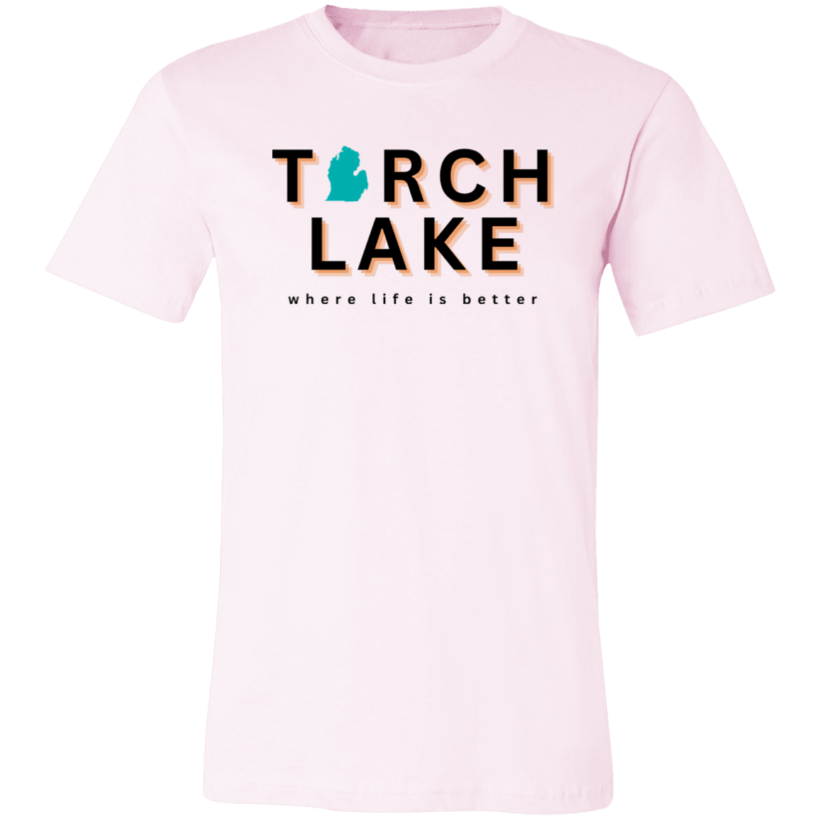Torch Lake ~Where Life is Better Unisex Jersey Tee