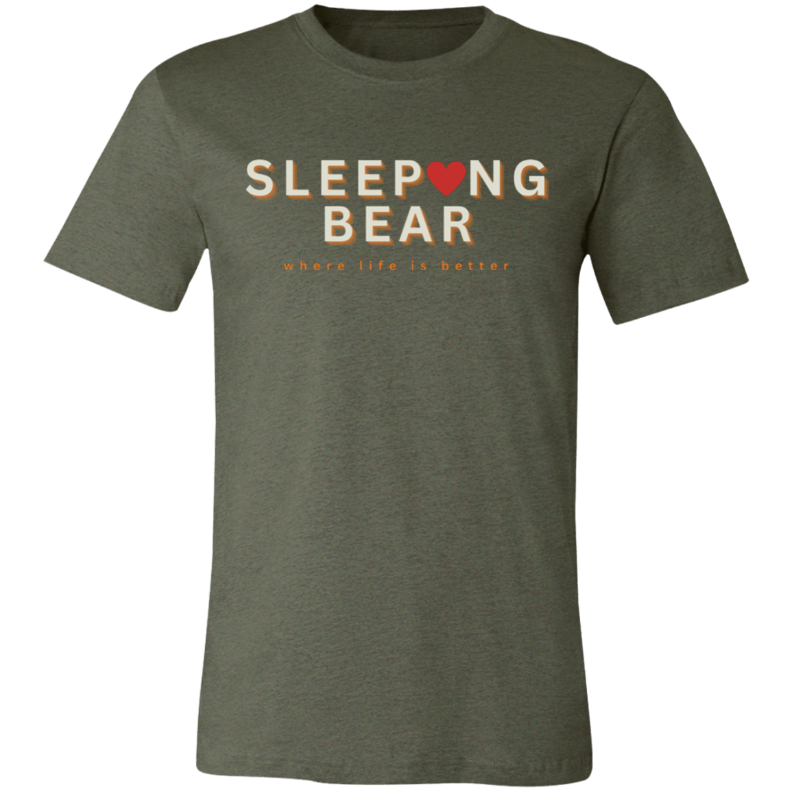 Sleeping Bear ~Where Life is Better Unisex Jersey Tee