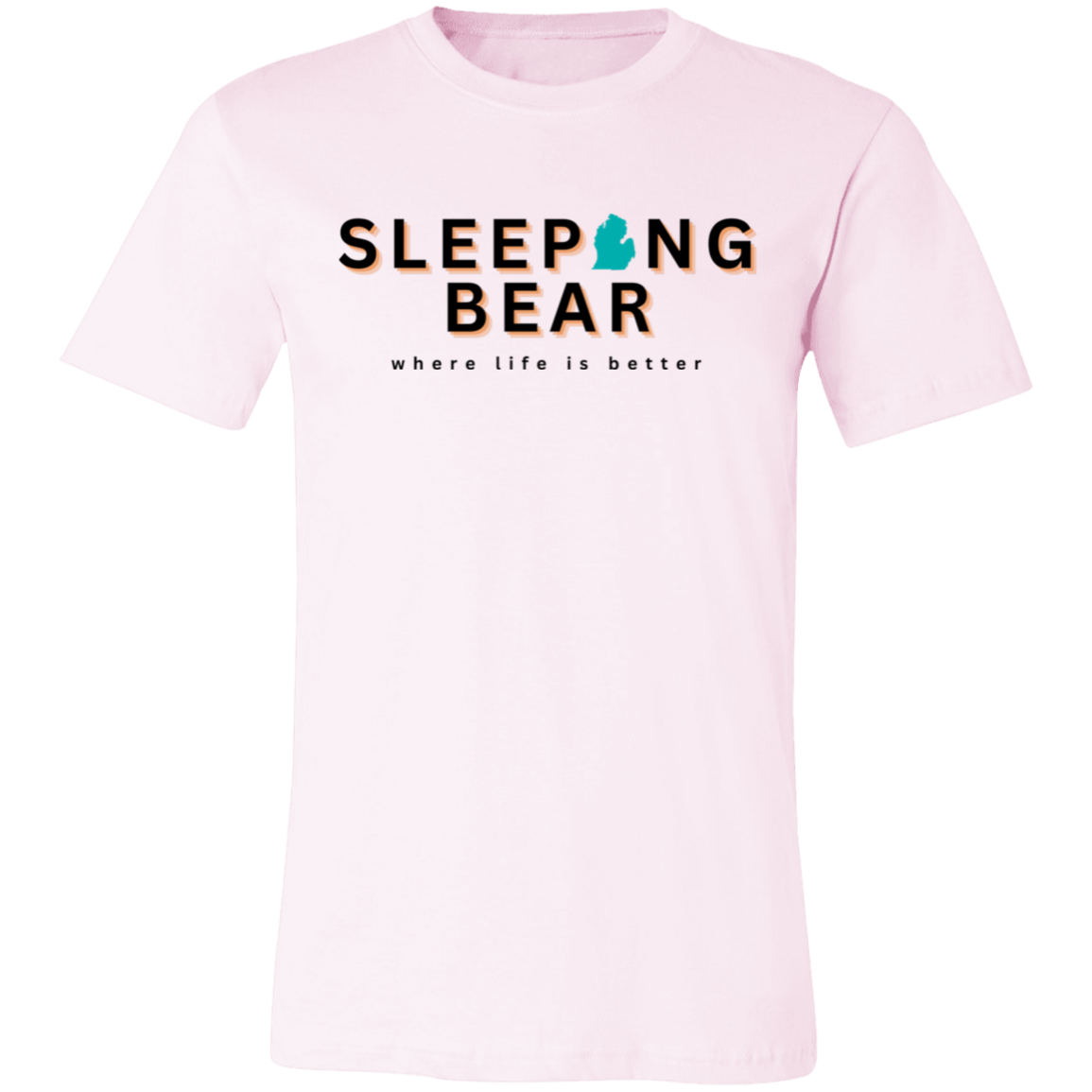 Sleeping Bear ~Where Life is Better Unisex Jersey Tee