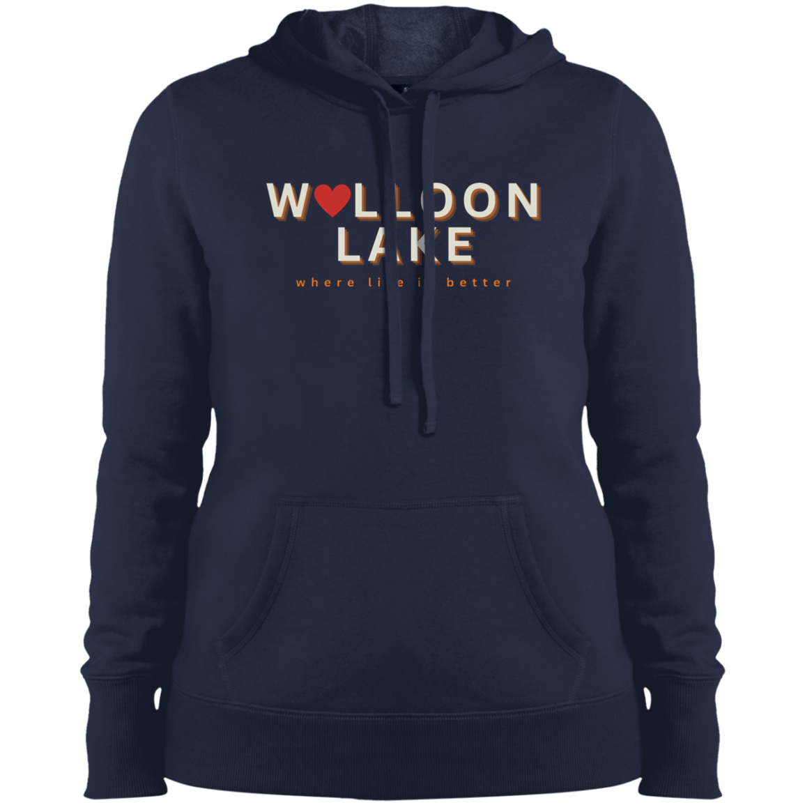 Walloon Lake ~Where Life is Better Ladies' Pullover Hoodie