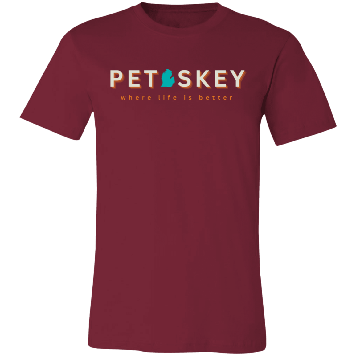 Petoskey ~Where Life is Better Unisex Jersey Tee