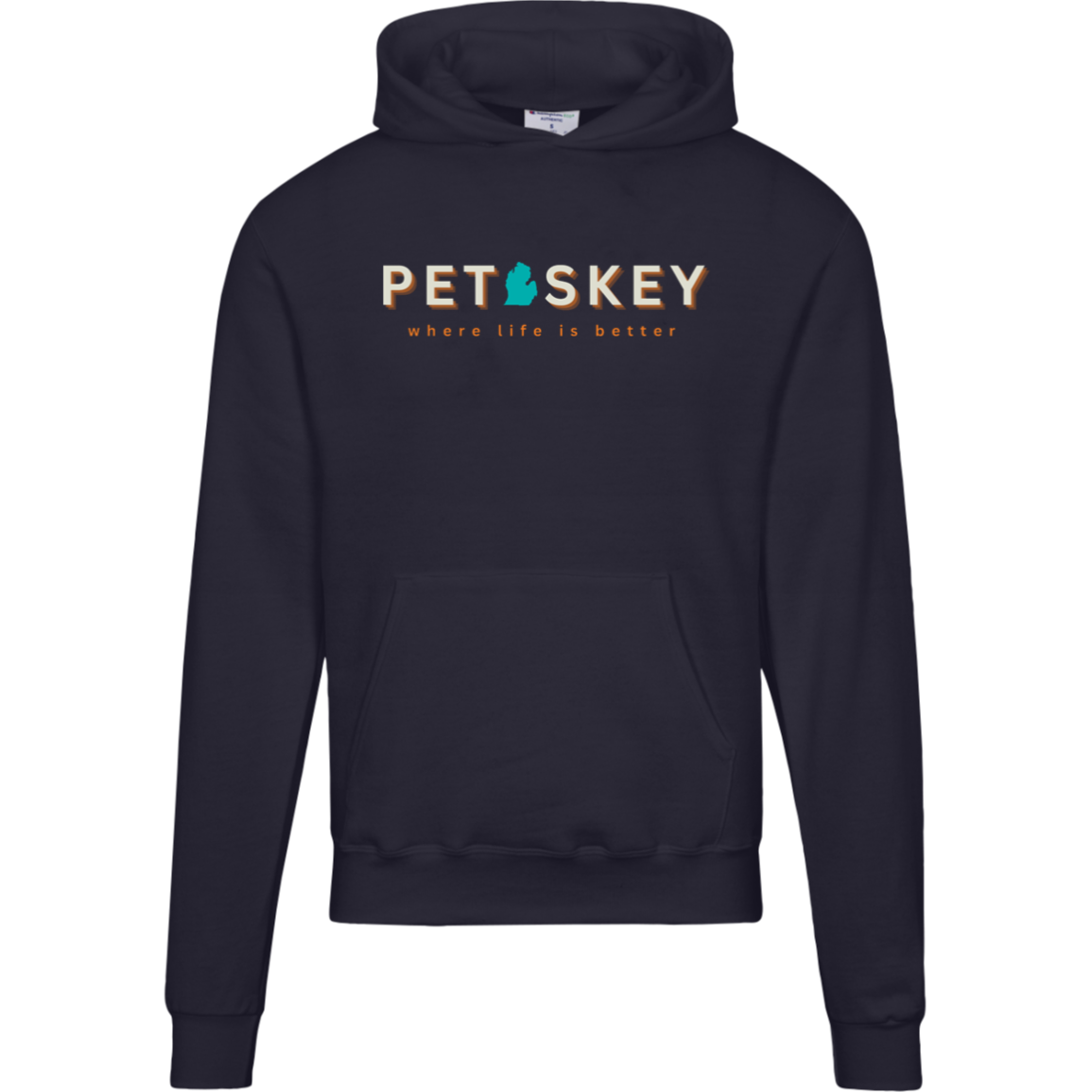 Petoskey~Where Life is Better Men's Beachcomber Hoodie