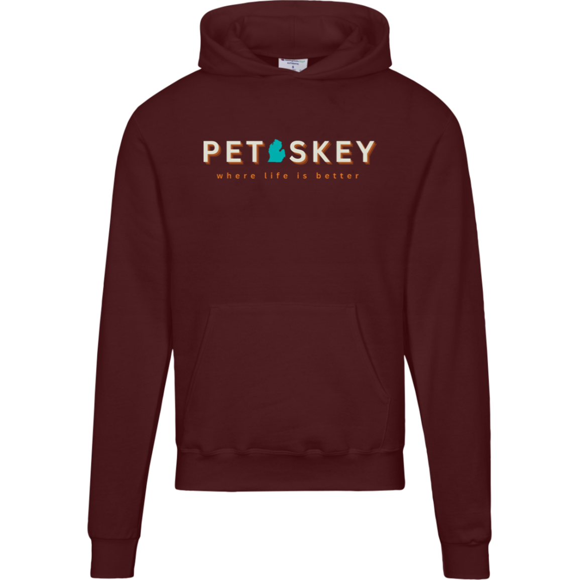Petoskey~Where Life is Better Men's Beachcomber Hoodie