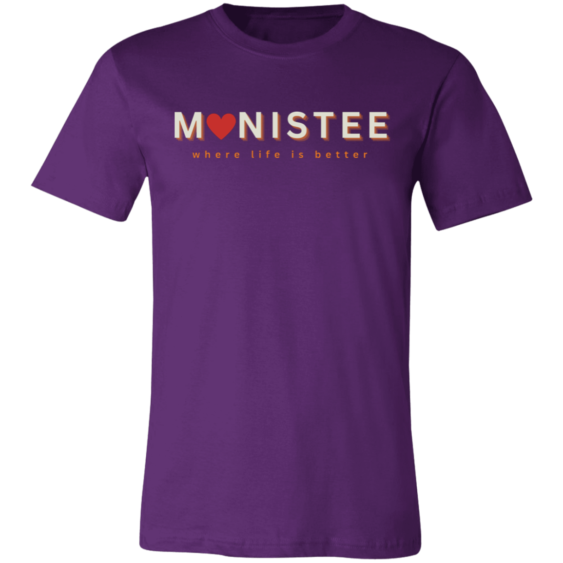 Manistee ~Where Life is Better Unisex Jersey Tee