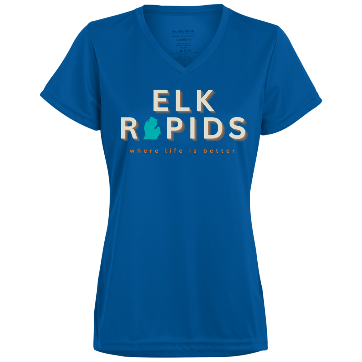 Elk Rapids ~Where Life is Better Ladies’ Performance Tee