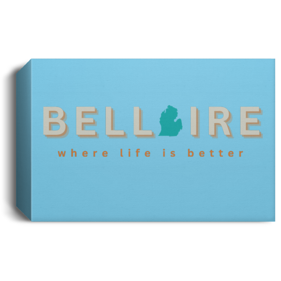 Bellaire ~Where Life is Better Deluxe Landscape Canvas