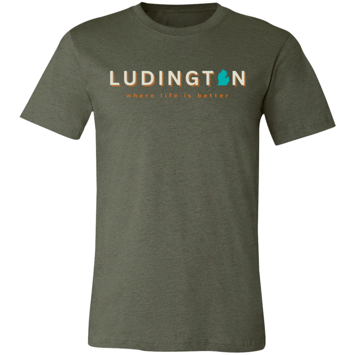 Ludington ~Where Life is Better Unisex Jersey Tee