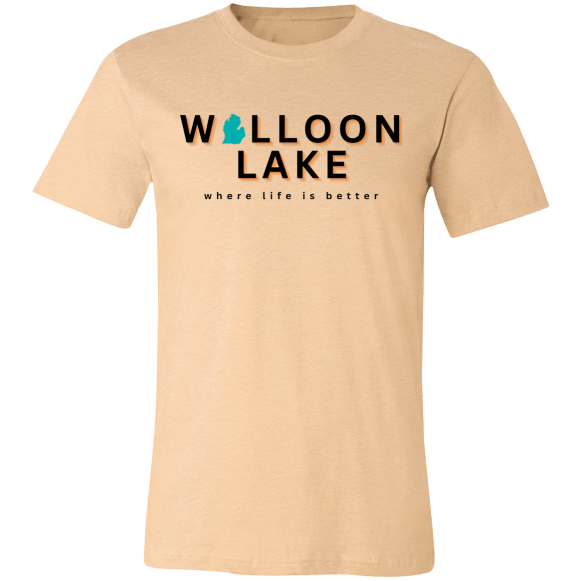 Walloon Lake ~Where Life is Better Unisex Jersey Tee
