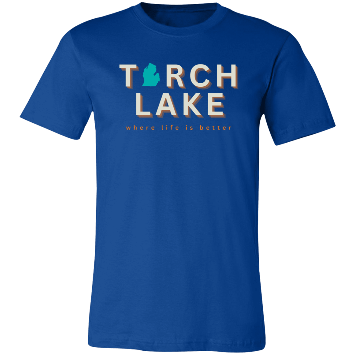 Torch Lake ~Where Life is Better Unisex Jersey Tee