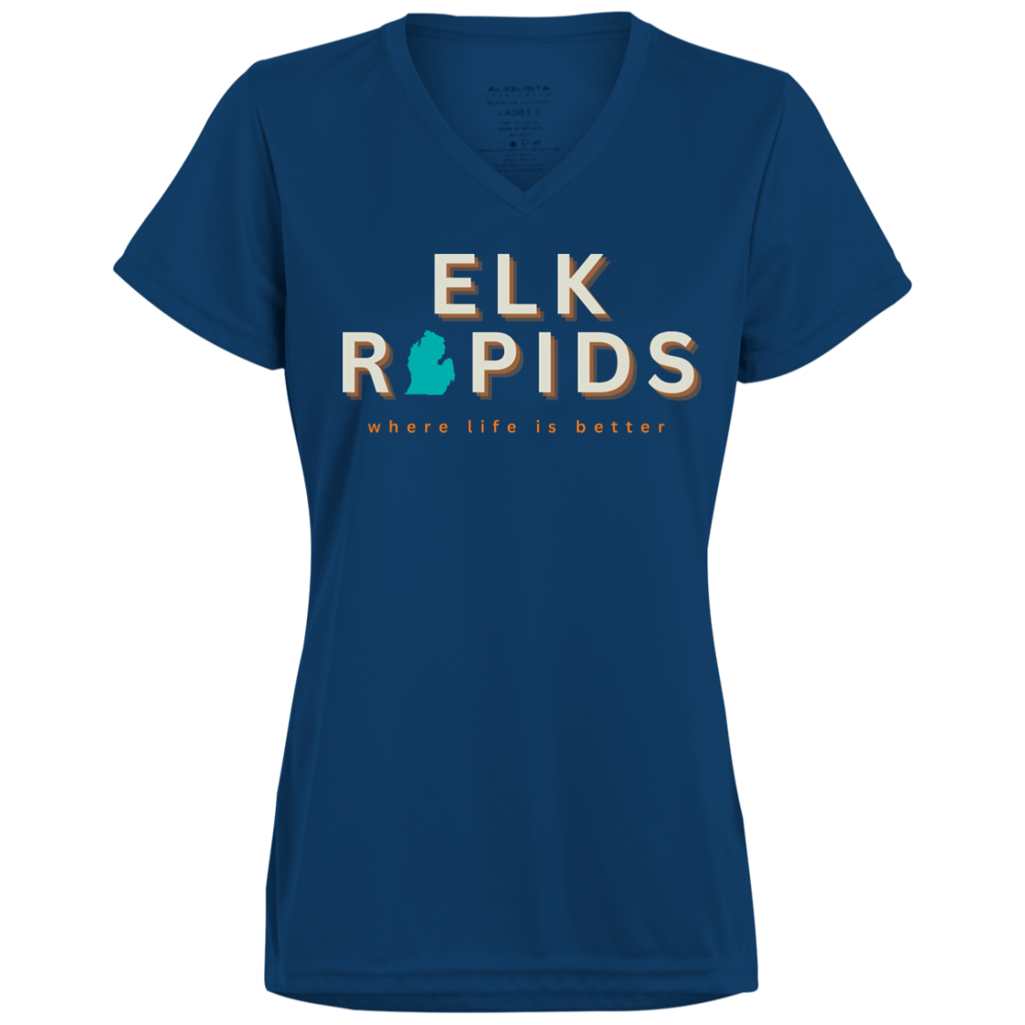 Elk Rapids ~Where Life is Better Ladies’ Performance Tee