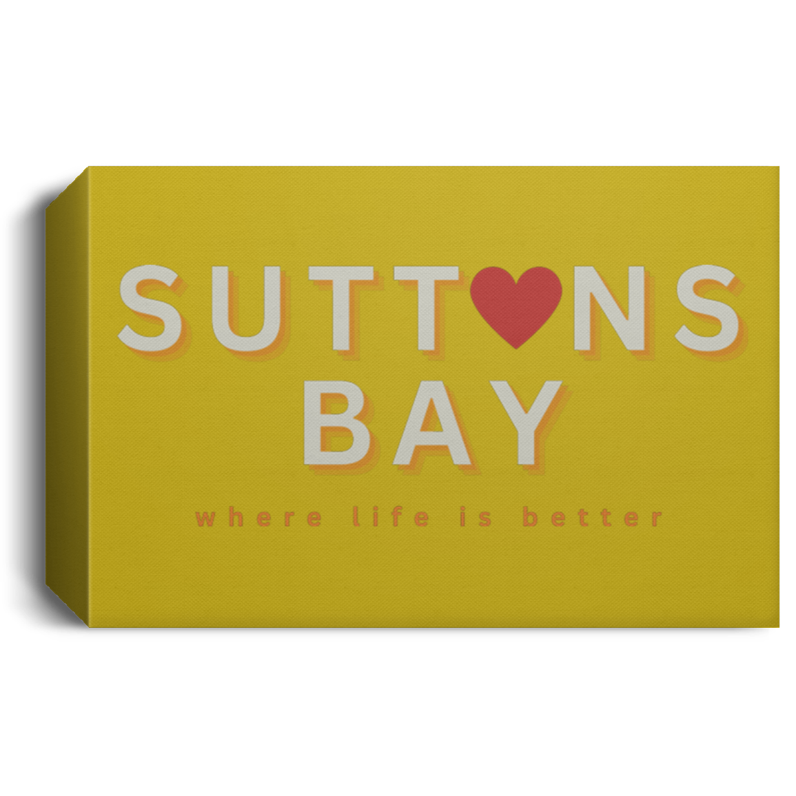 Suttons Bay ~Where Life is Better Deluxe Landscape Canvas