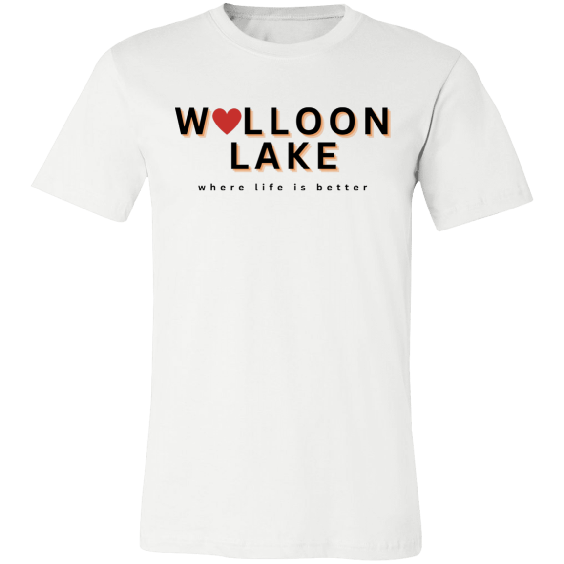 Walloon Lake ~Where Life is Better Unisex Jersey Tee