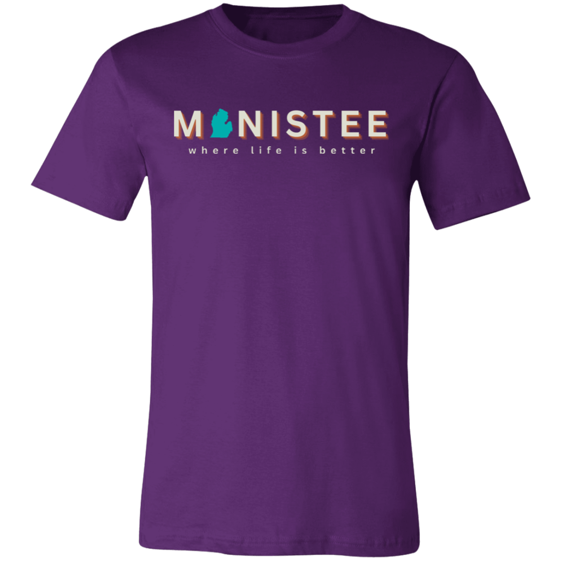 Manistee ~Where Life is Better Unisex Jersey Tee
