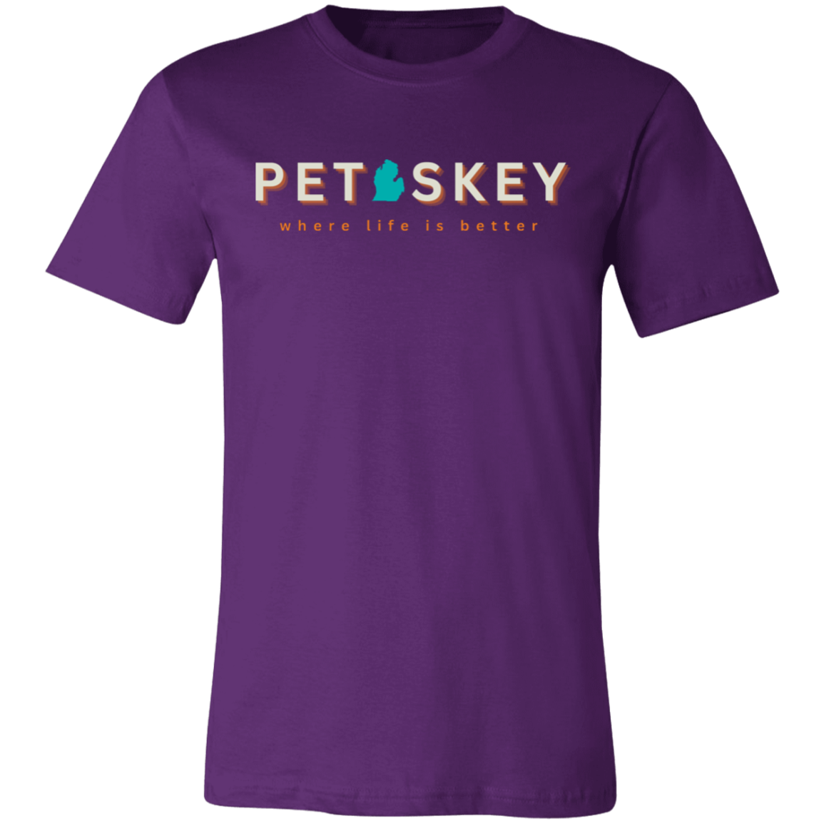 Petoskey ~Where Life is Better Unisex Jersey Tee