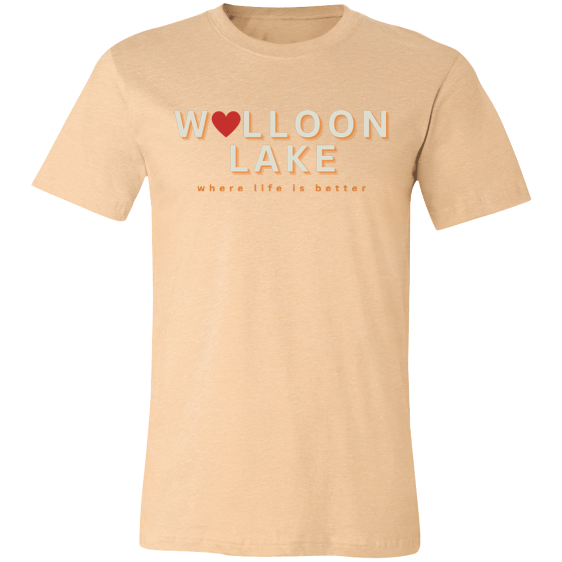Walloon Lake ~Where Life is Better Unisex Jersey Tee