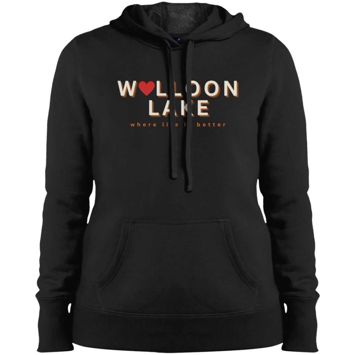 Walloon Lake ~Where Life is Better Ladies' Pullover Hoodie