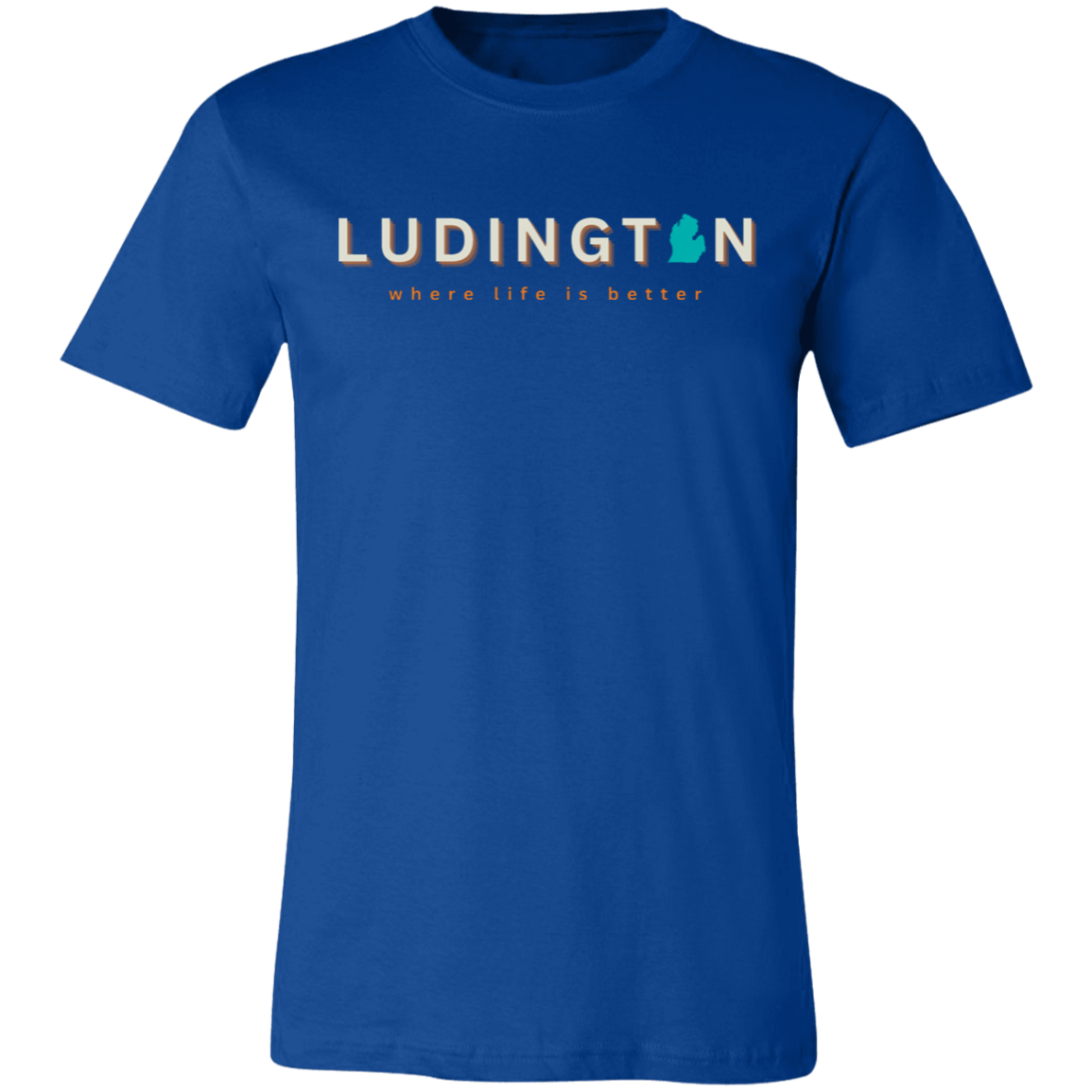 Ludington ~Where Life is Better Unisex Jersey Tee