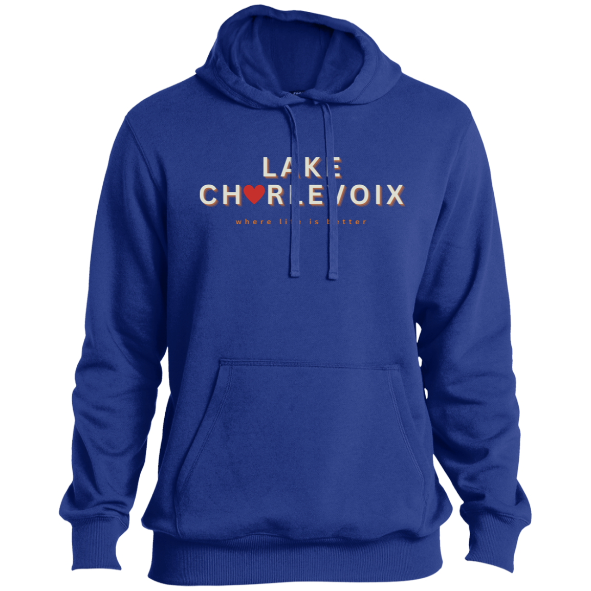 Lake Charlevoix ~Where Life is Better Men's Beachcomber Hoodie