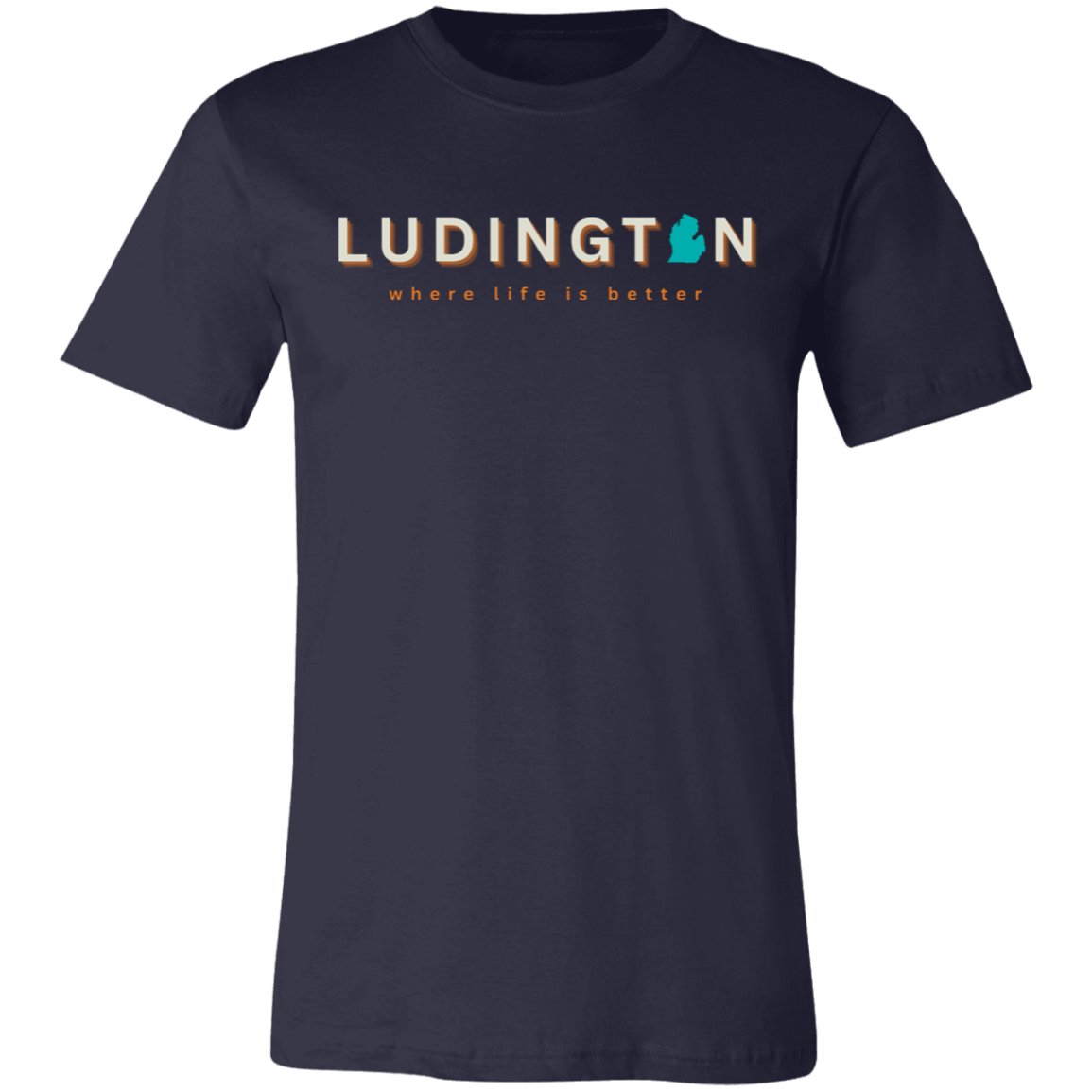 Ludington ~Where Life is Better Unisex Jersey Tee