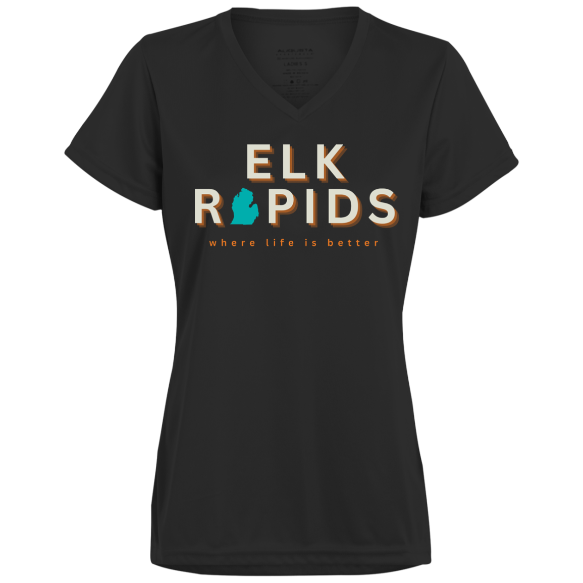 Elk Rapids ~Where Life is Better Ladies’ Performance Tee