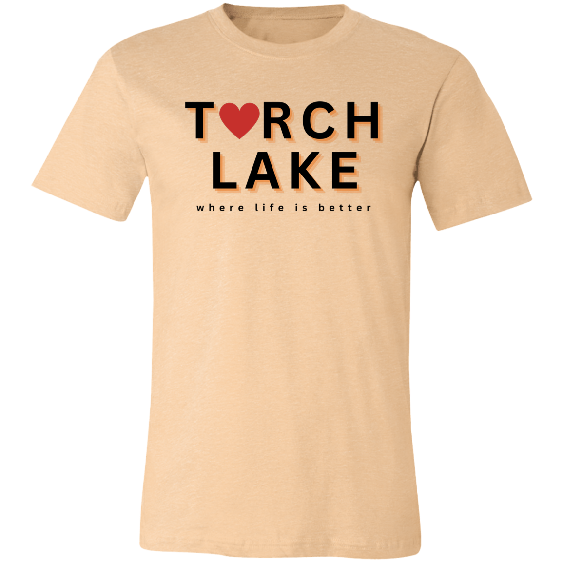Torch Lake ~Where Life is Better Unisex Jersey Tee
