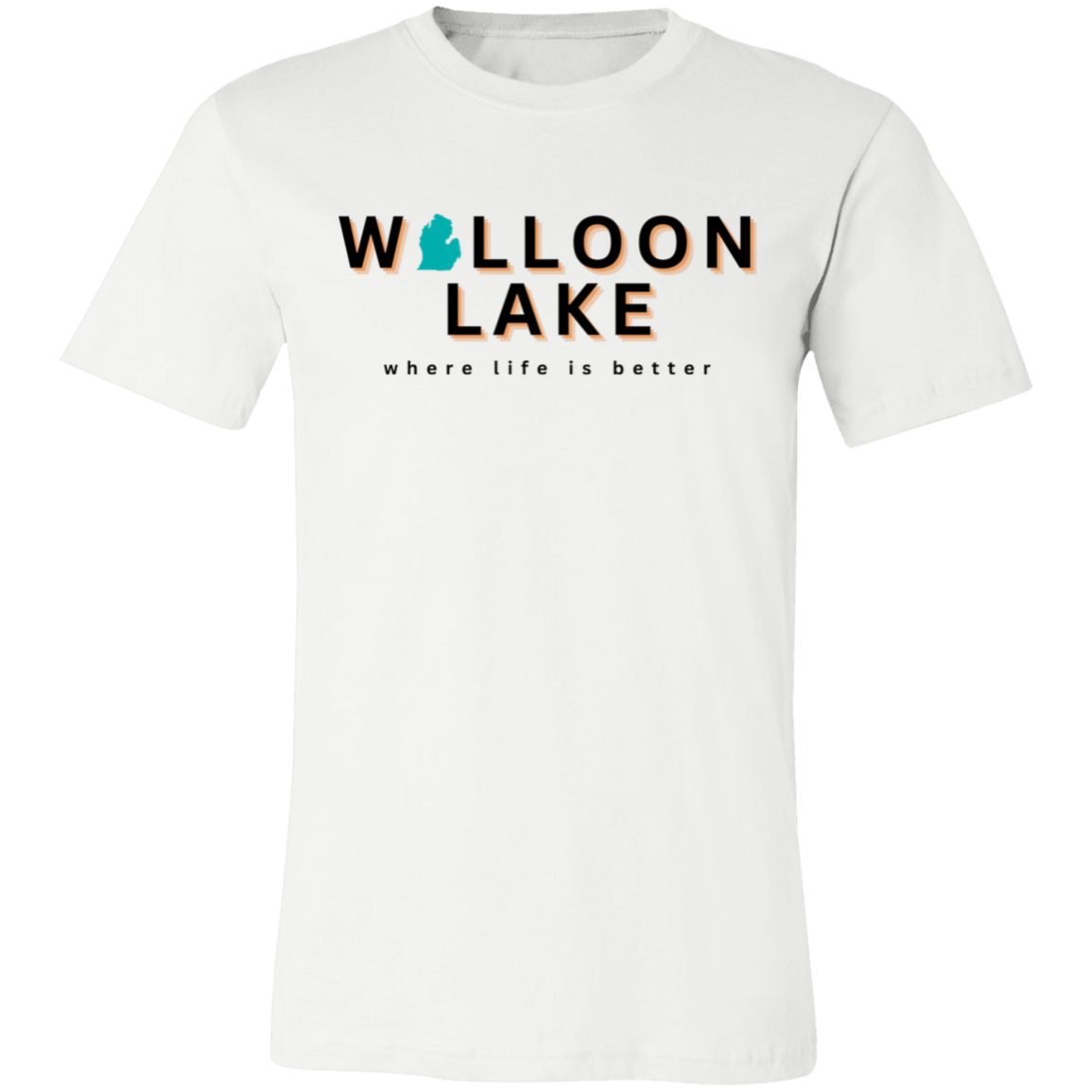 Walloon Lake ~Where Life is Better Unisex Jersey Tee