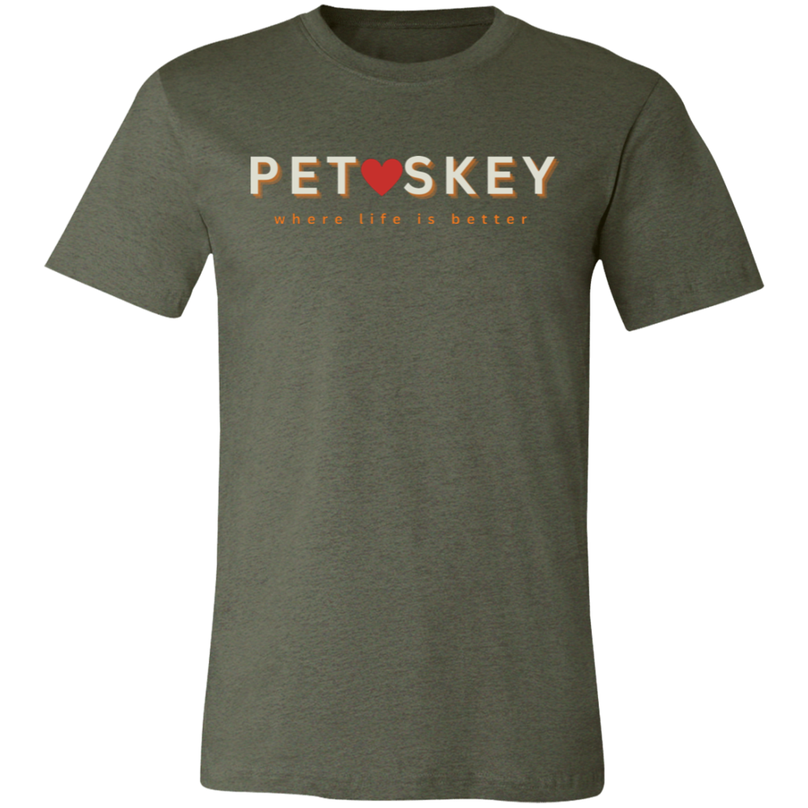 Petoskey ~Where Life is Better Unisex Jersey Tee