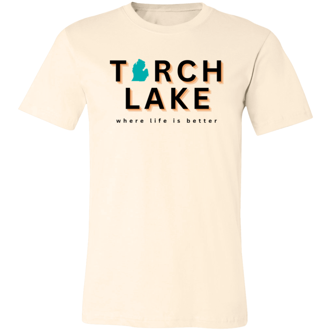 Torch Lake ~Where Life is Better Unisex Jersey Tee