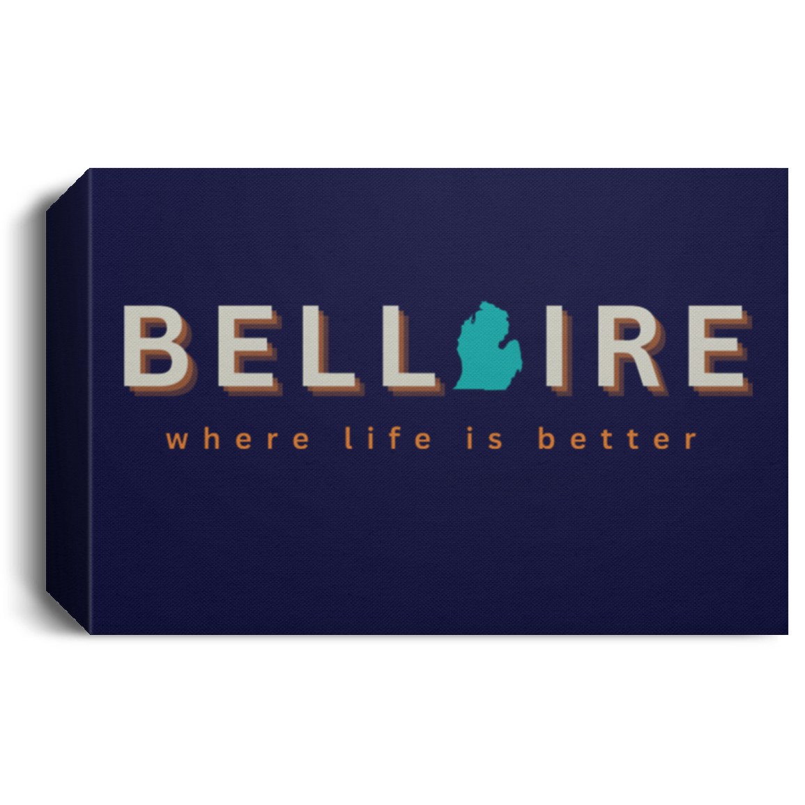 Bellaire ~Where Life is Better Deluxe Landscape Canvas