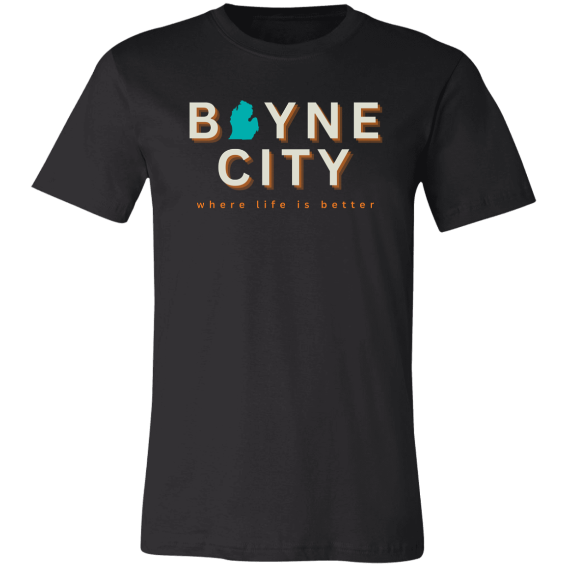 Boyne City ~Where Life is Better Unisex Jersey Tee