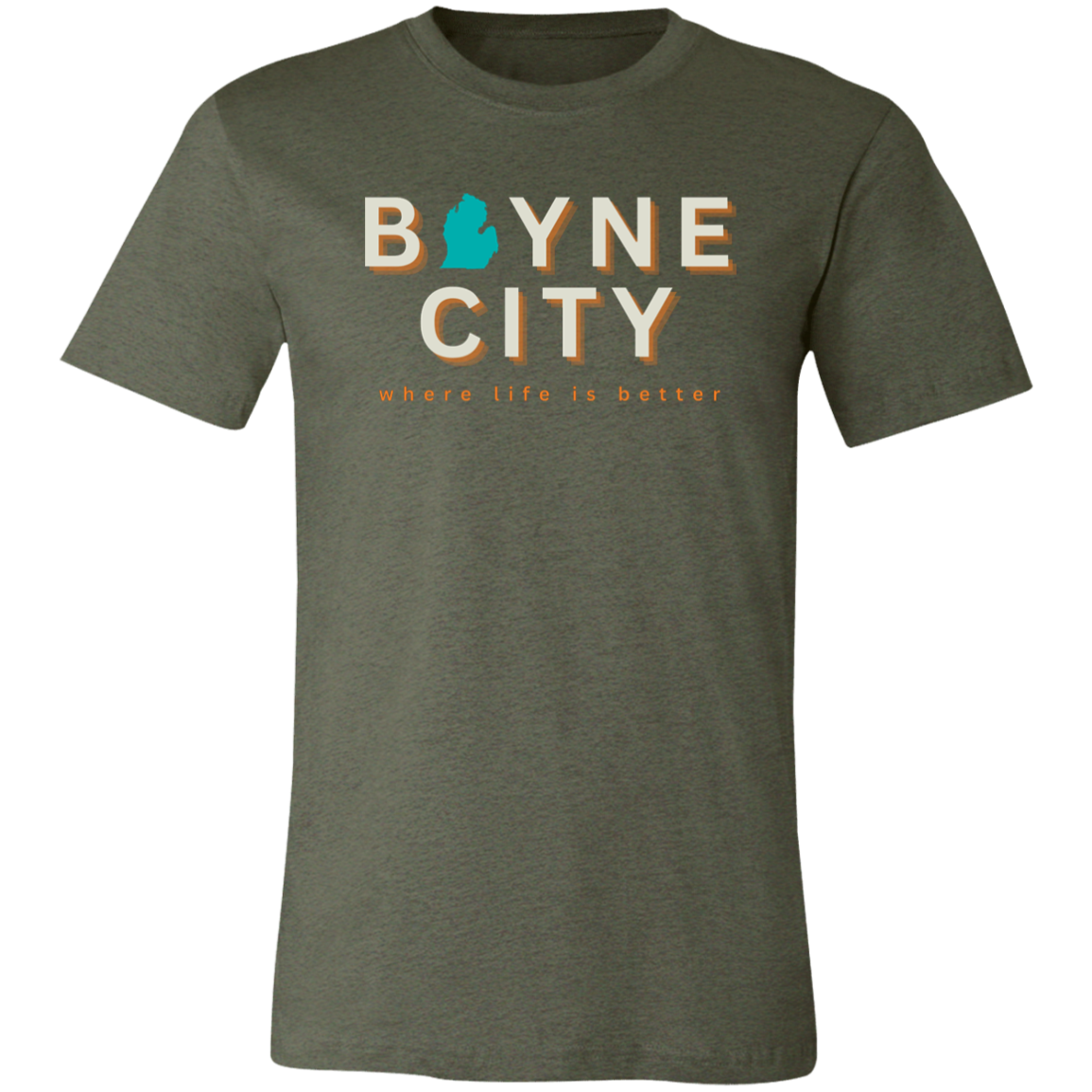Boyne City ~Where Life is Better Unisex Jersey Tee