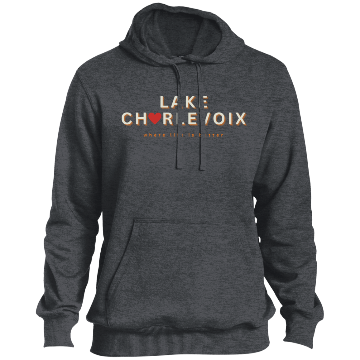 Lake Charlevoix ~Where Life is Better Men's Beachcomber Hoodie