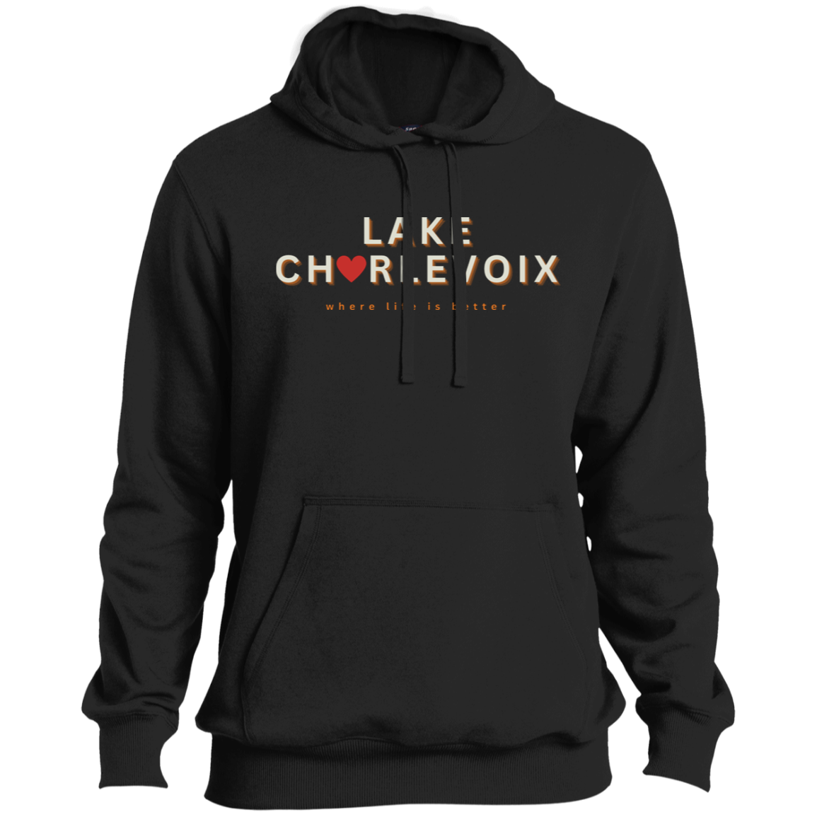 Lake Charlevoix ~Where Life is Better Men's Beachcomber Hoodie