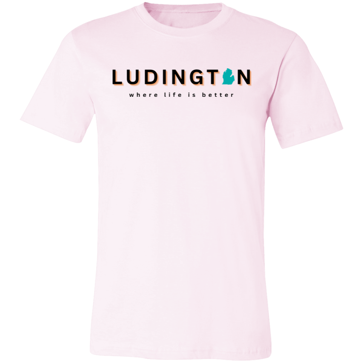 Ludington ~Where Life is Better Unisex Jersey Tee