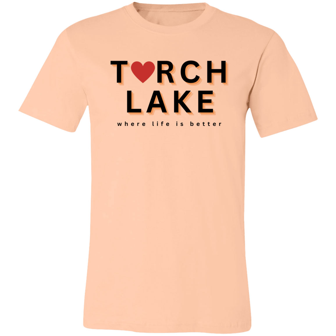 Torch Lake ~Where Life is Better Unisex Jersey Tee