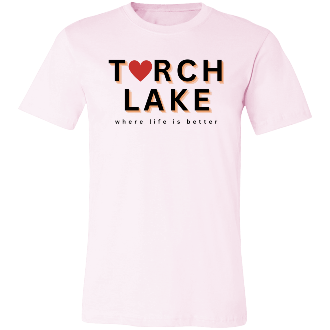 Torch Lake ~Where Life is Better Unisex Jersey Tee