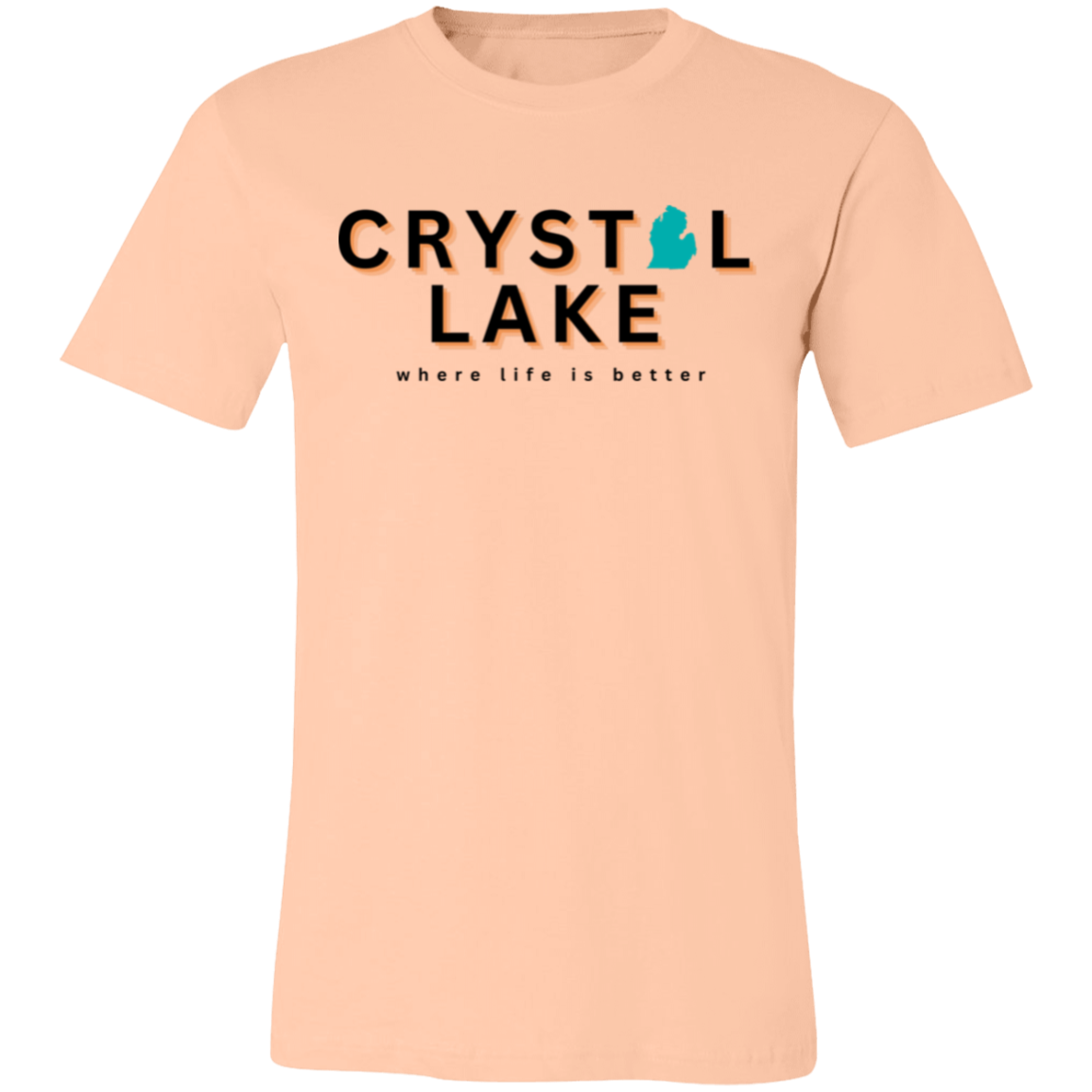 Crystal Lake ~Where Life is Better Unisex Jersey Tee