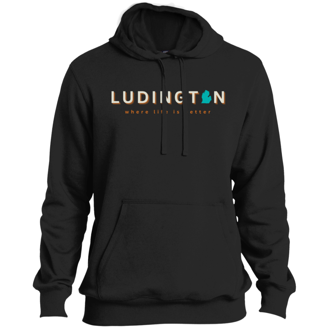 Ludington ~Where Life is Better Men's Beachcomber Hoodie