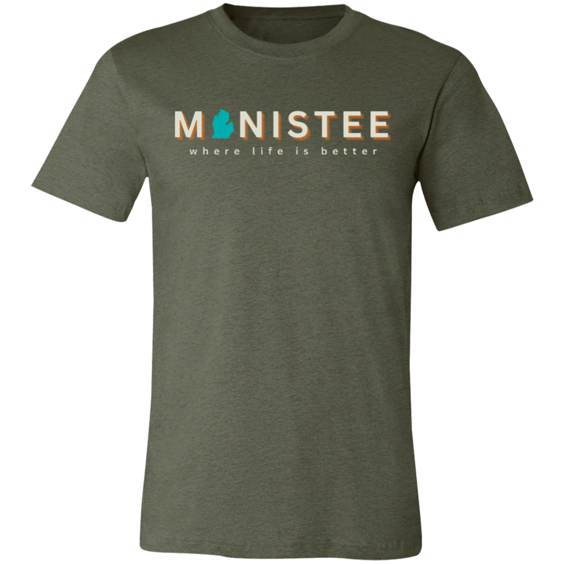 Manistee ~Where Life is Better Unisex Jersey Tee