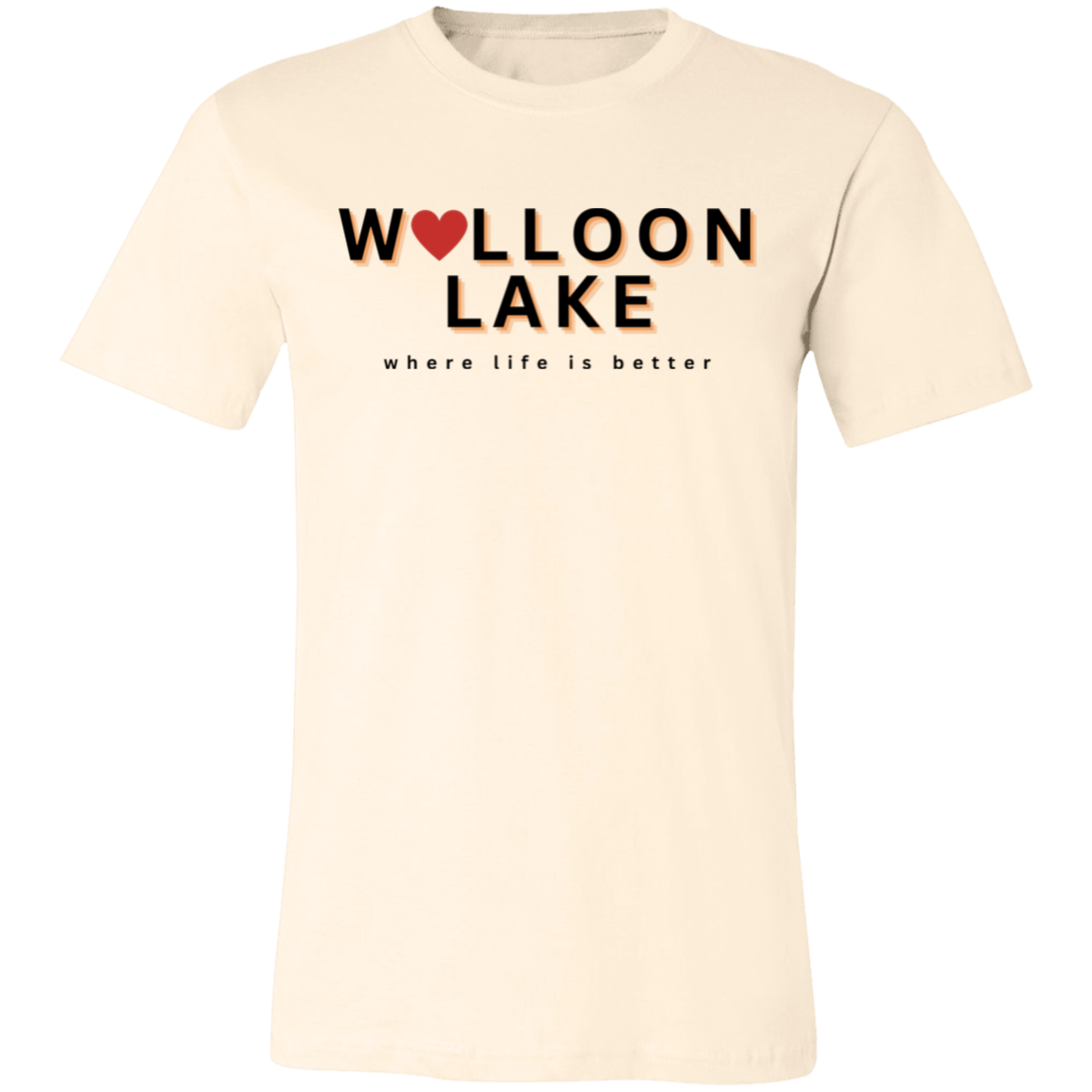 Walloon Lake ~Where Life is Better Unisex Jersey Tee