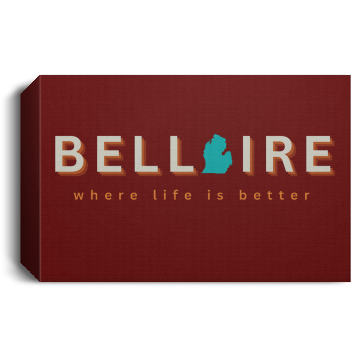 Bellaire ~Where Life is Better Deluxe Landscape Canvas