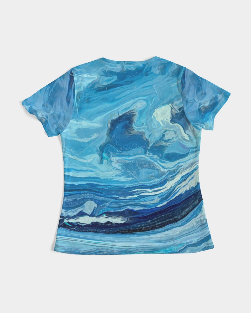 Leland Blue Women's All-Over Print Tee