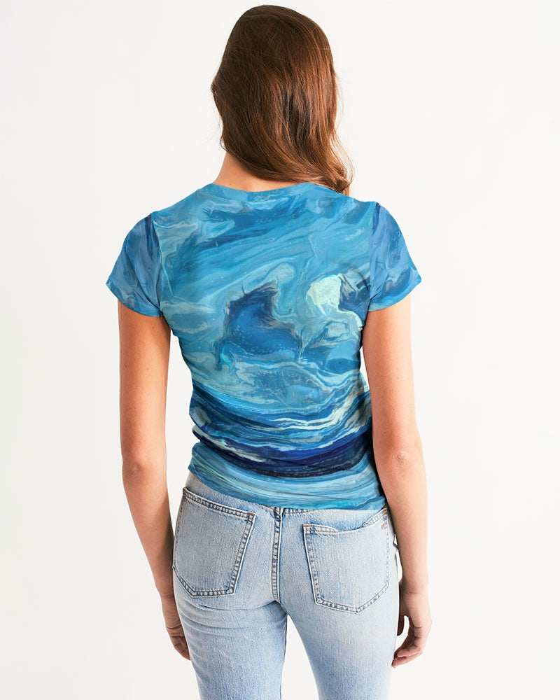 Leland Blue Women's All-Over Print Tee