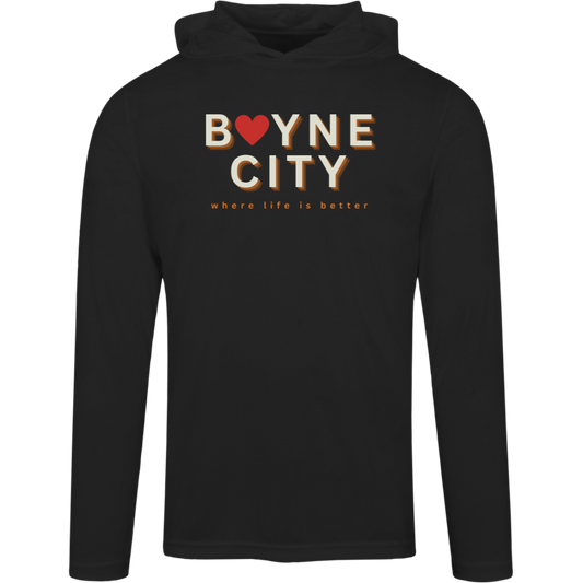 Boyne City-Where Life is Better Men's Super-Lite Performance Hoodie