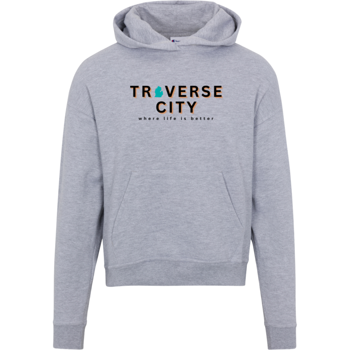 Traverse City~Where Life is Better Women's Beachcomber Hoodie