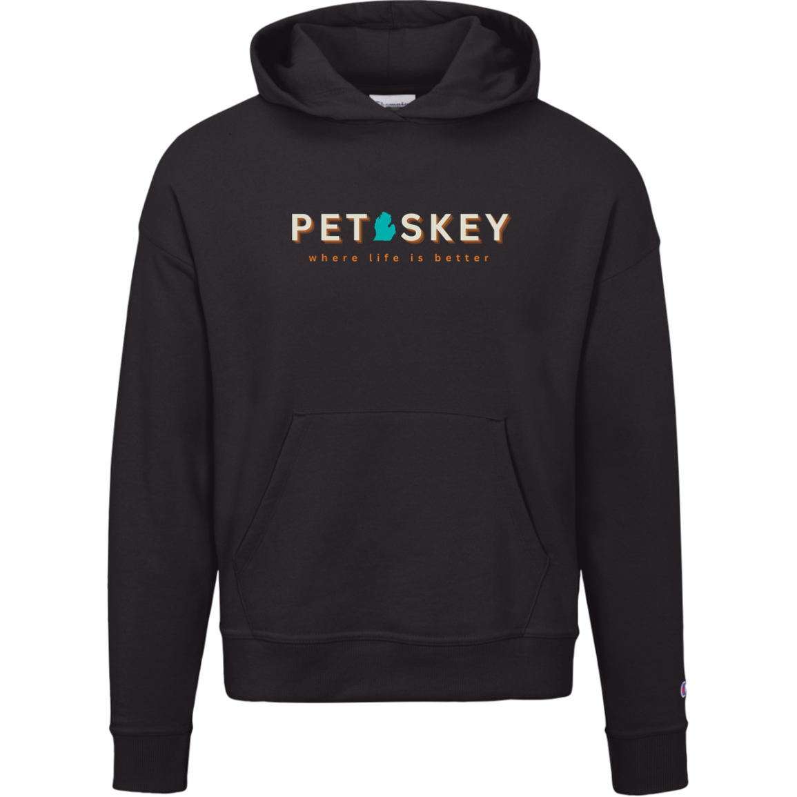 Petoskey~Where Life is Better Women's Beachcomber Hoodie