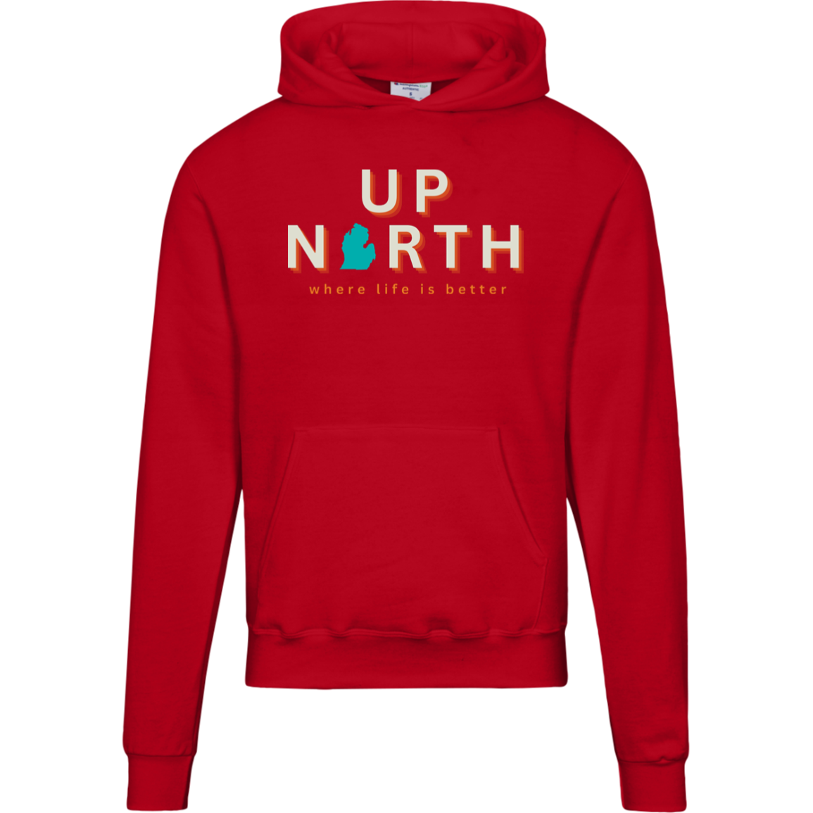 Up North~Where Life is Better Men's Beachcomber Hoodie