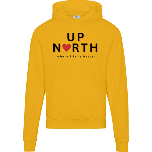 Up North~Where Life is Better Men's Beachcomber Hoodie